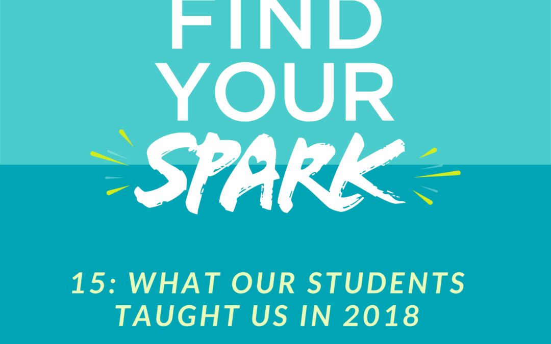 WHAT OUR STUDENTS TAUGHT US IN 2018