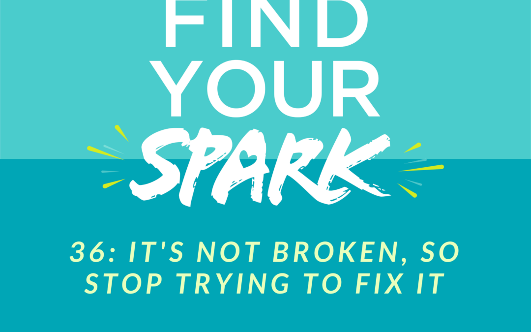 It’s Not Broken so Stop Trying to Fix It