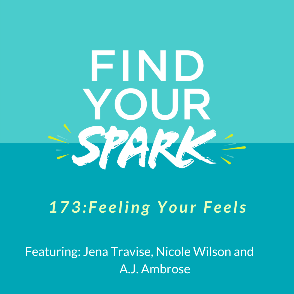 Podcast cover entitled 'Feeling Your Feels Podcast 173'